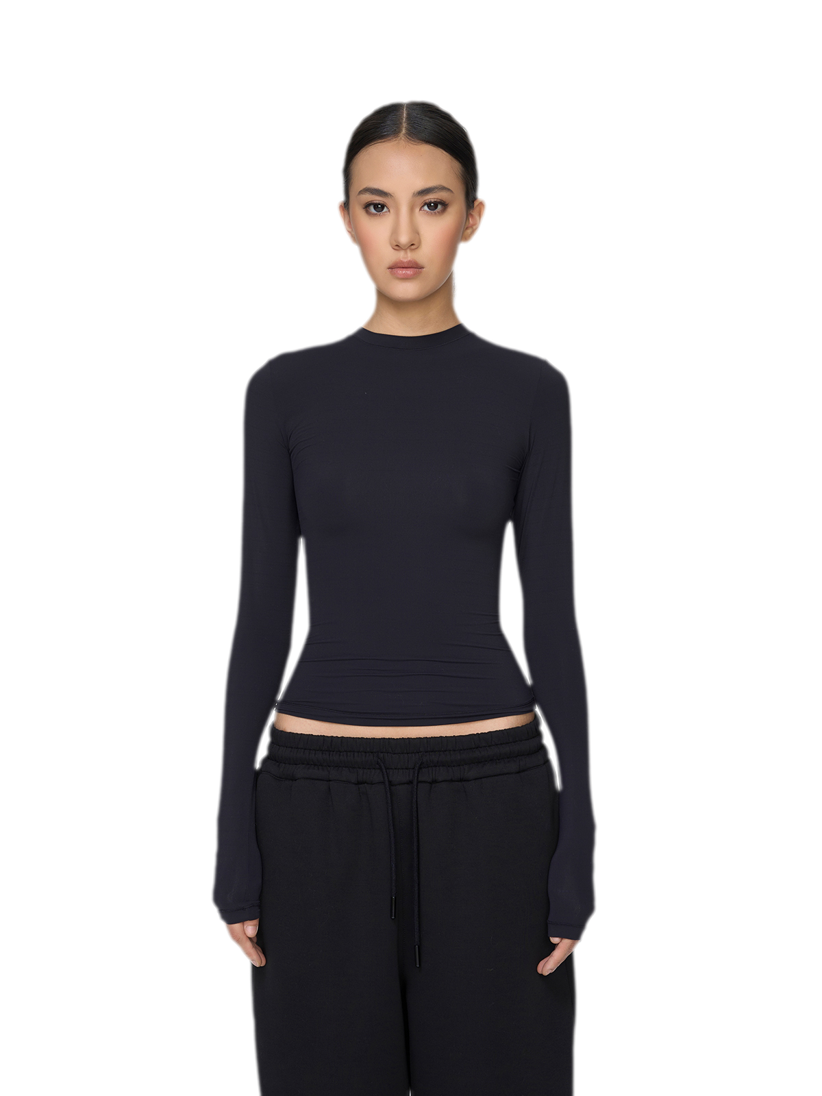 Sheer Sculpting Long Sleeve Top
