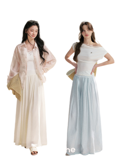Pleated Wide-Leg Pants