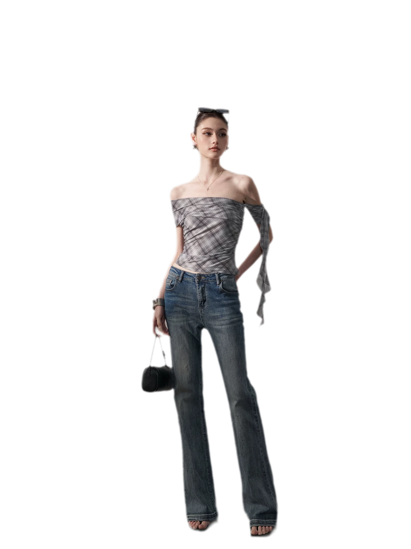 Grid Asymmetrical Cami