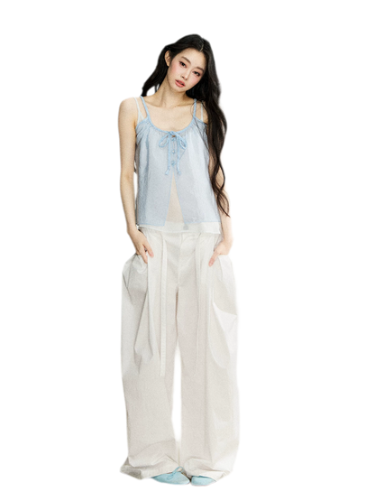 Wide Leg High Waist Pants