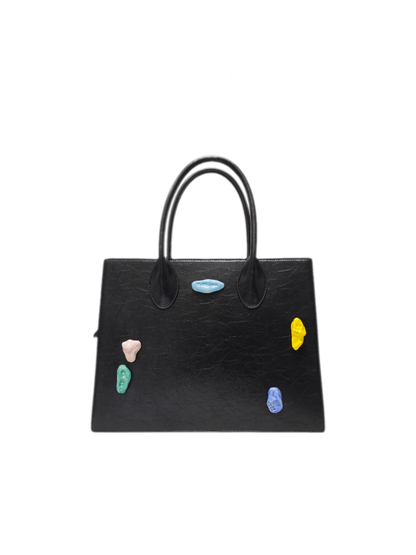 Handmade Ceramic Structured Tote Bag