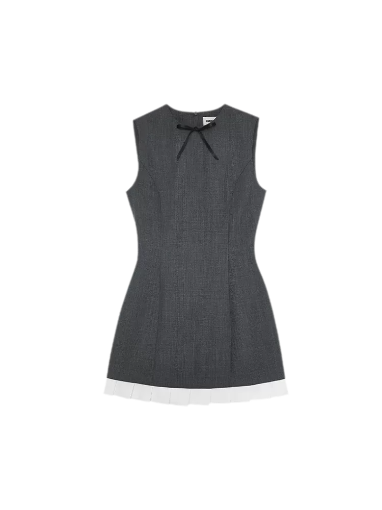 Ruffle Waist Fitted Dress