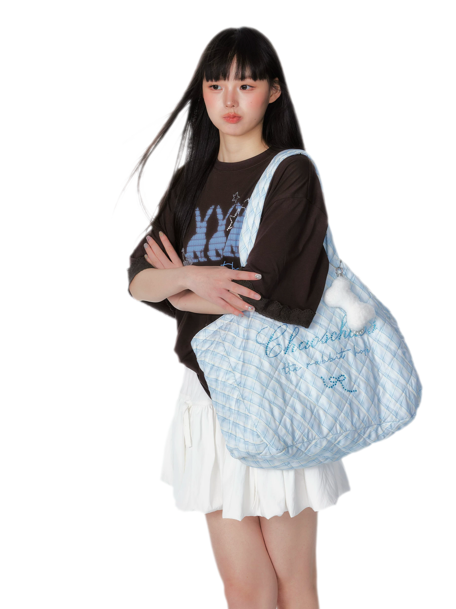 Diamond Quilt Tote Bag
