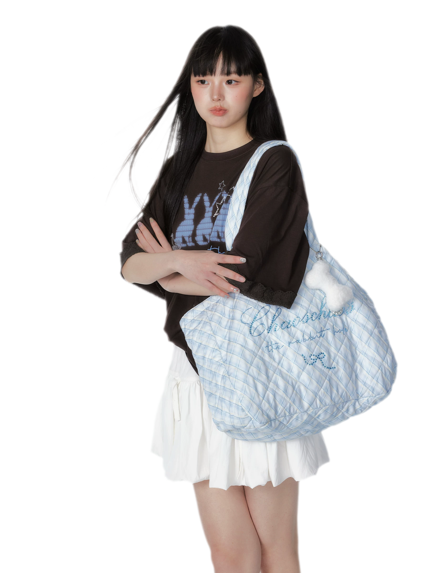 Diamond Quilt Tote Bag