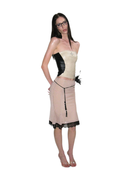 Lace Ruched Mermaid Set