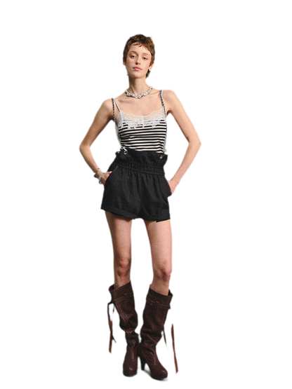 Striped Lace Camisole