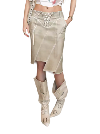 Gebürstete Slouchy-Kniehohe Stiefel