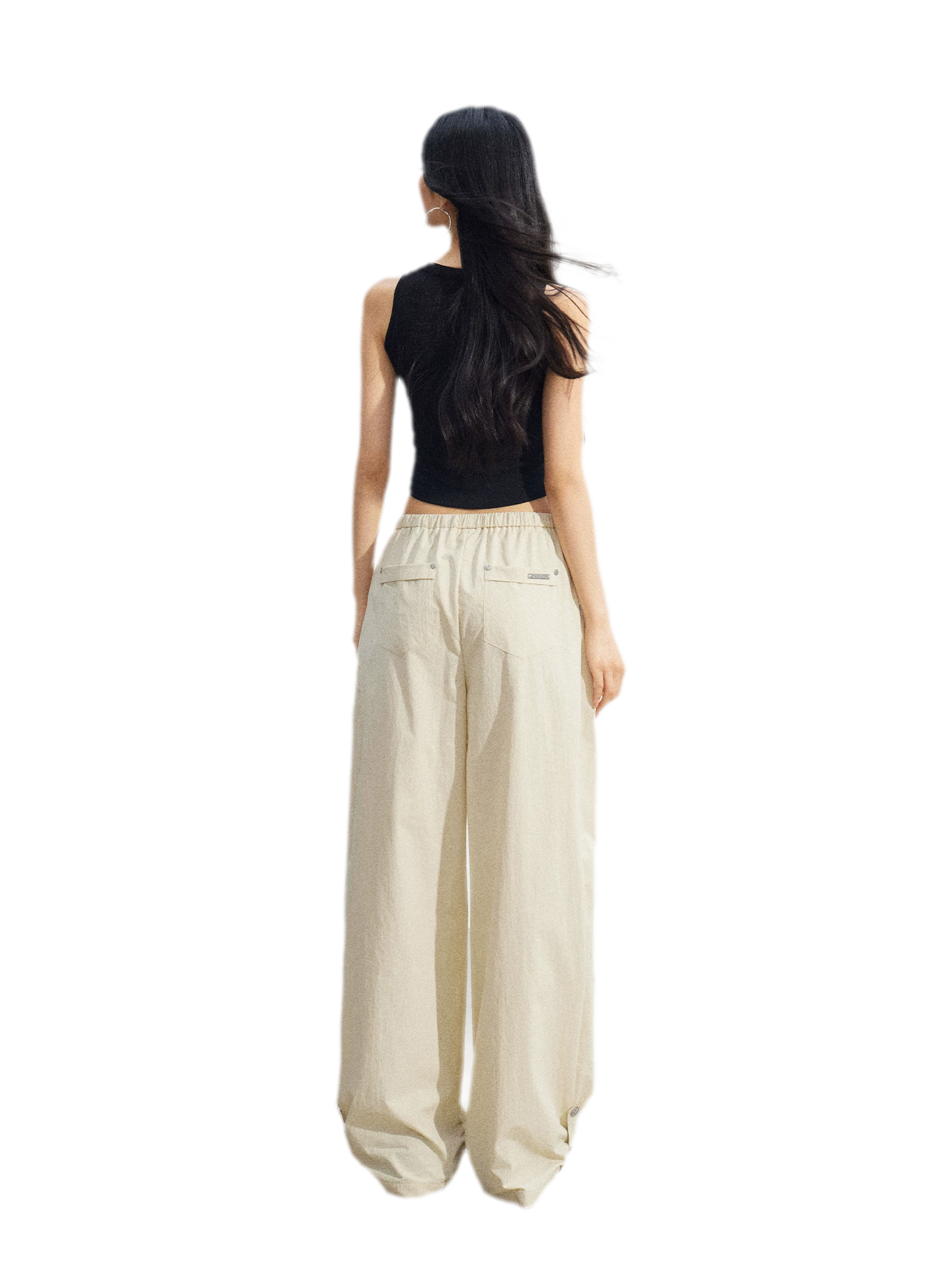 Casual Workwear Wide-Leg Pants