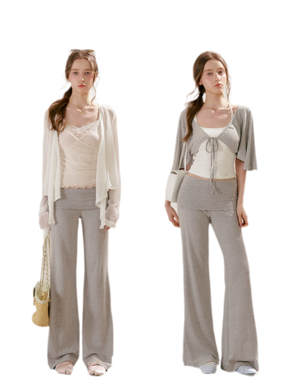 Sportique Knit Straight Pants
