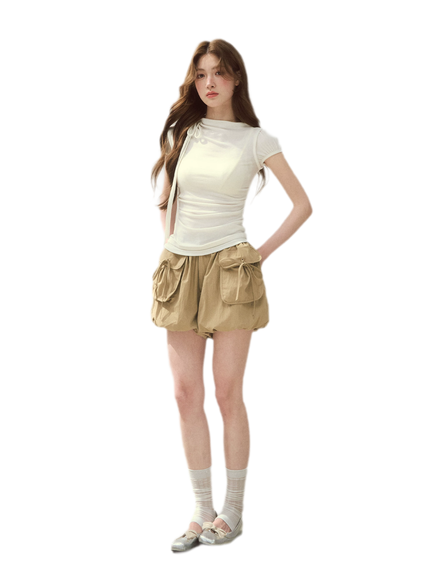Cloud Bubble Cargo Skort