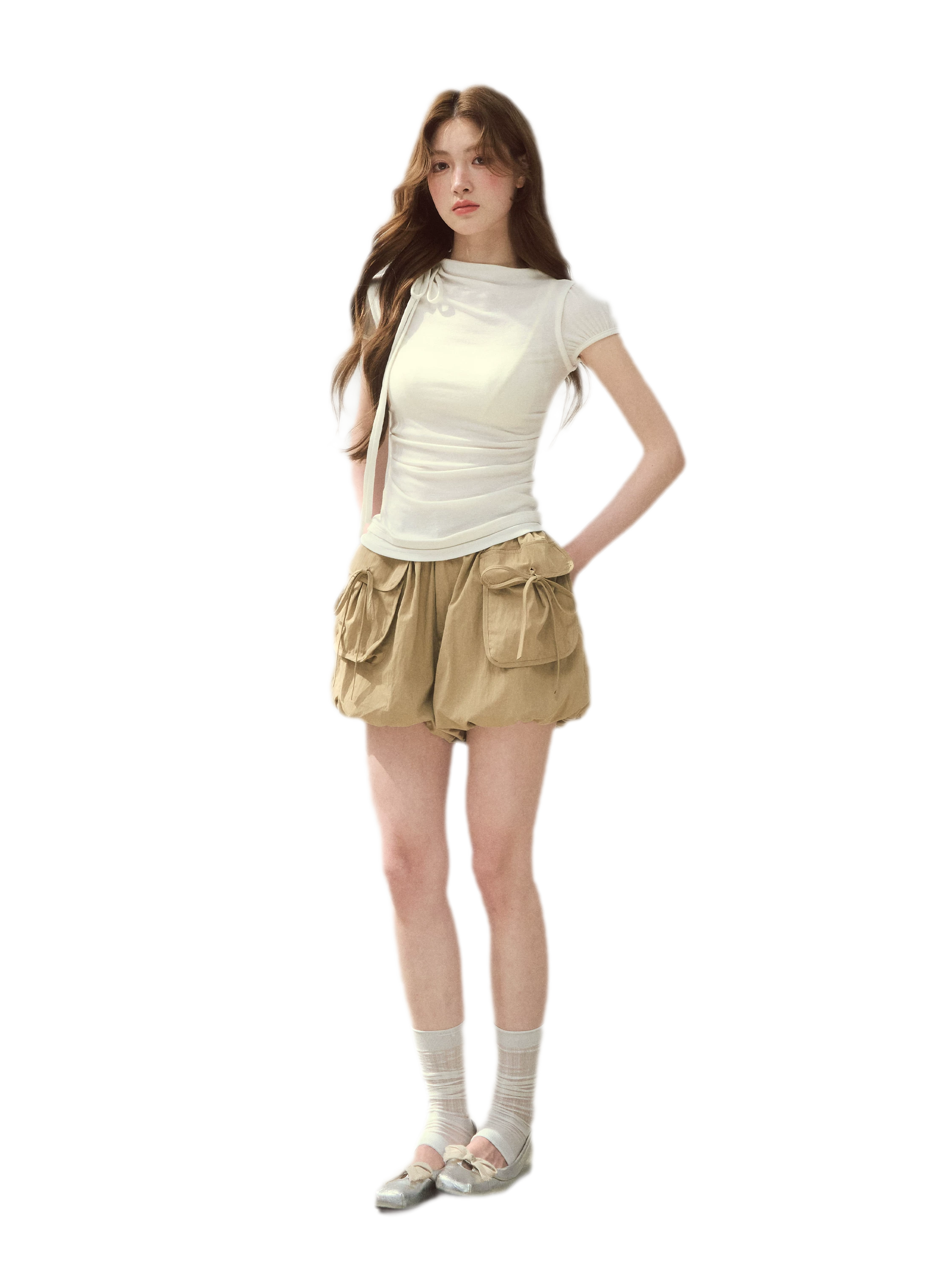 Cloud Bubble Cargo Skort