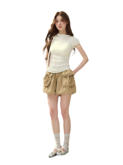 Cloud Bubble Cargo Skort