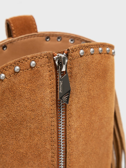 Western Fringe Tall Boots