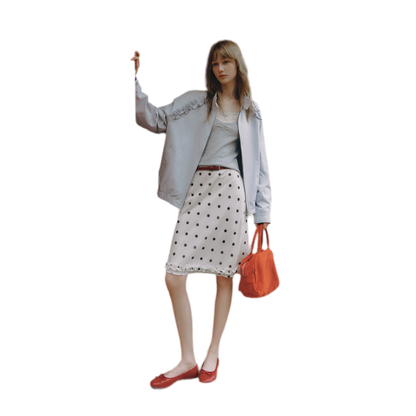 Polka Dot Ruffle Skirt