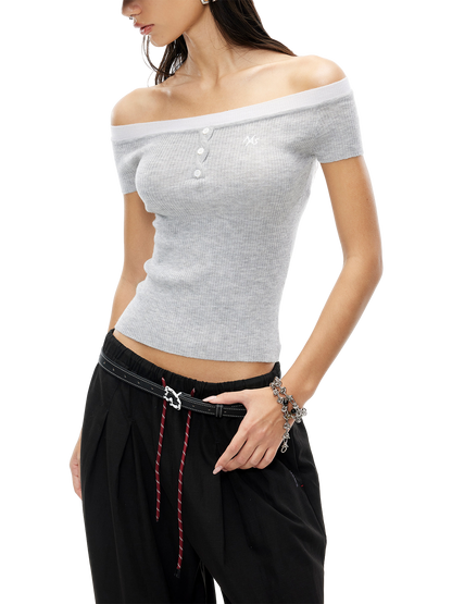 Versailles Off-Shoulder Tee