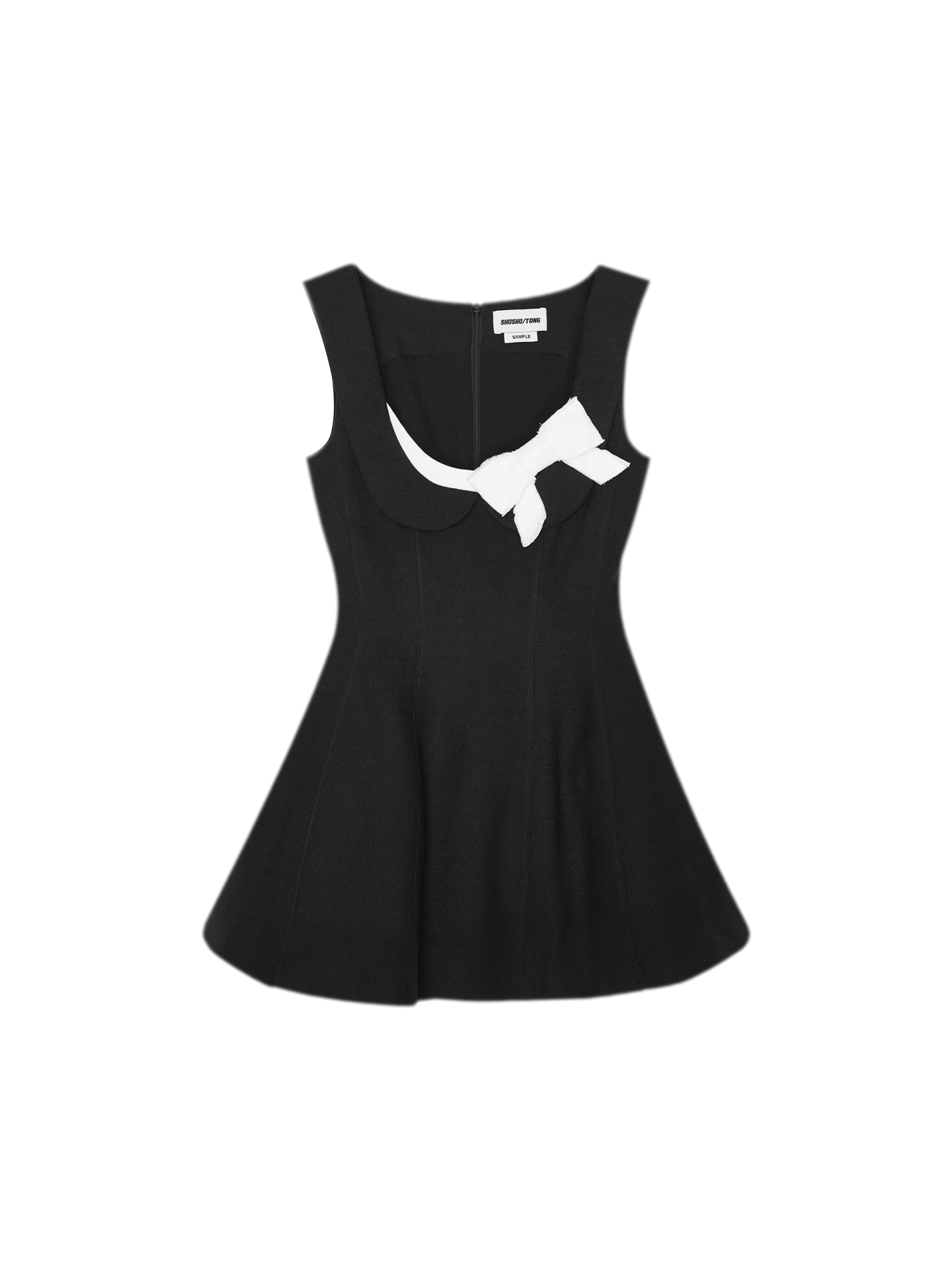 Elegant Side Bow A-Line Dress