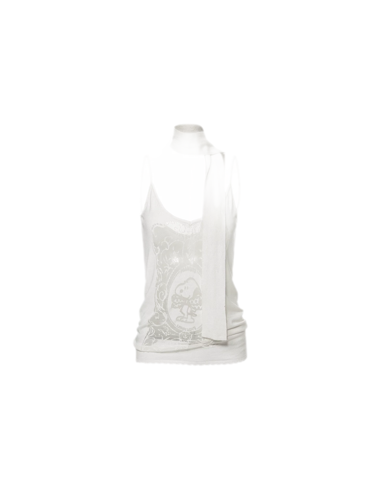 Burnout Graphic V-Neck Camisole