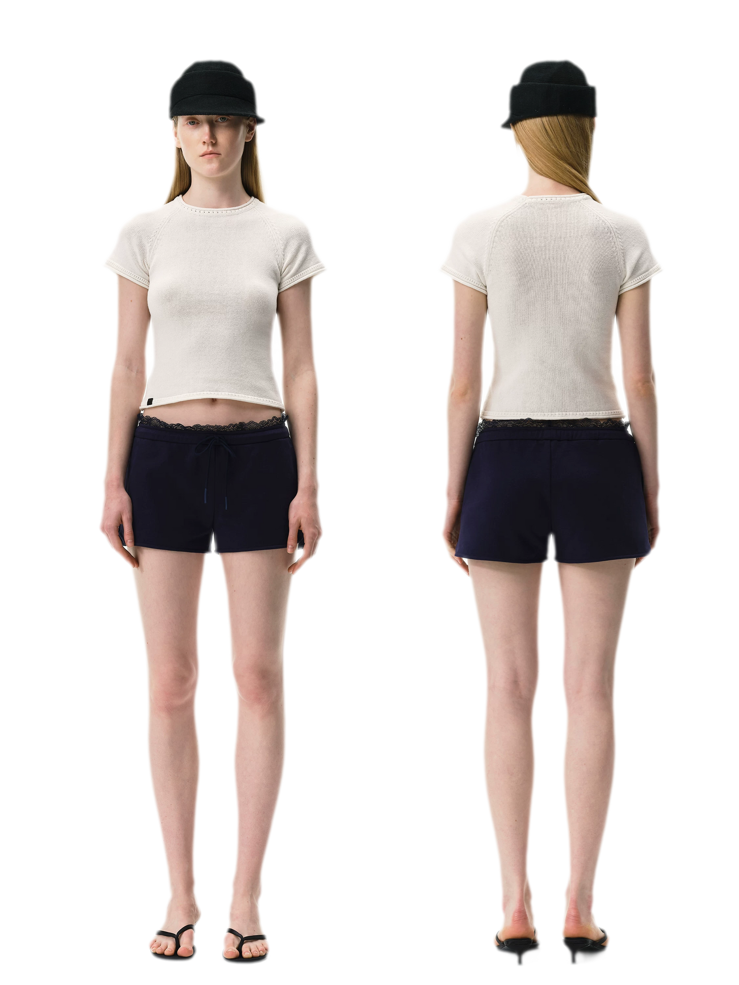 Lace Waist Shorts
