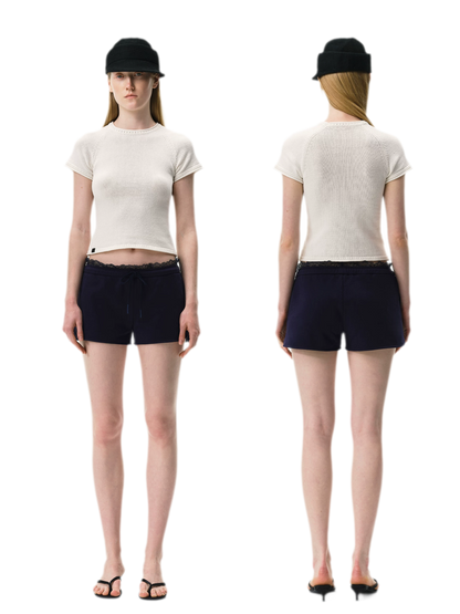 Lace Waist Shorts
