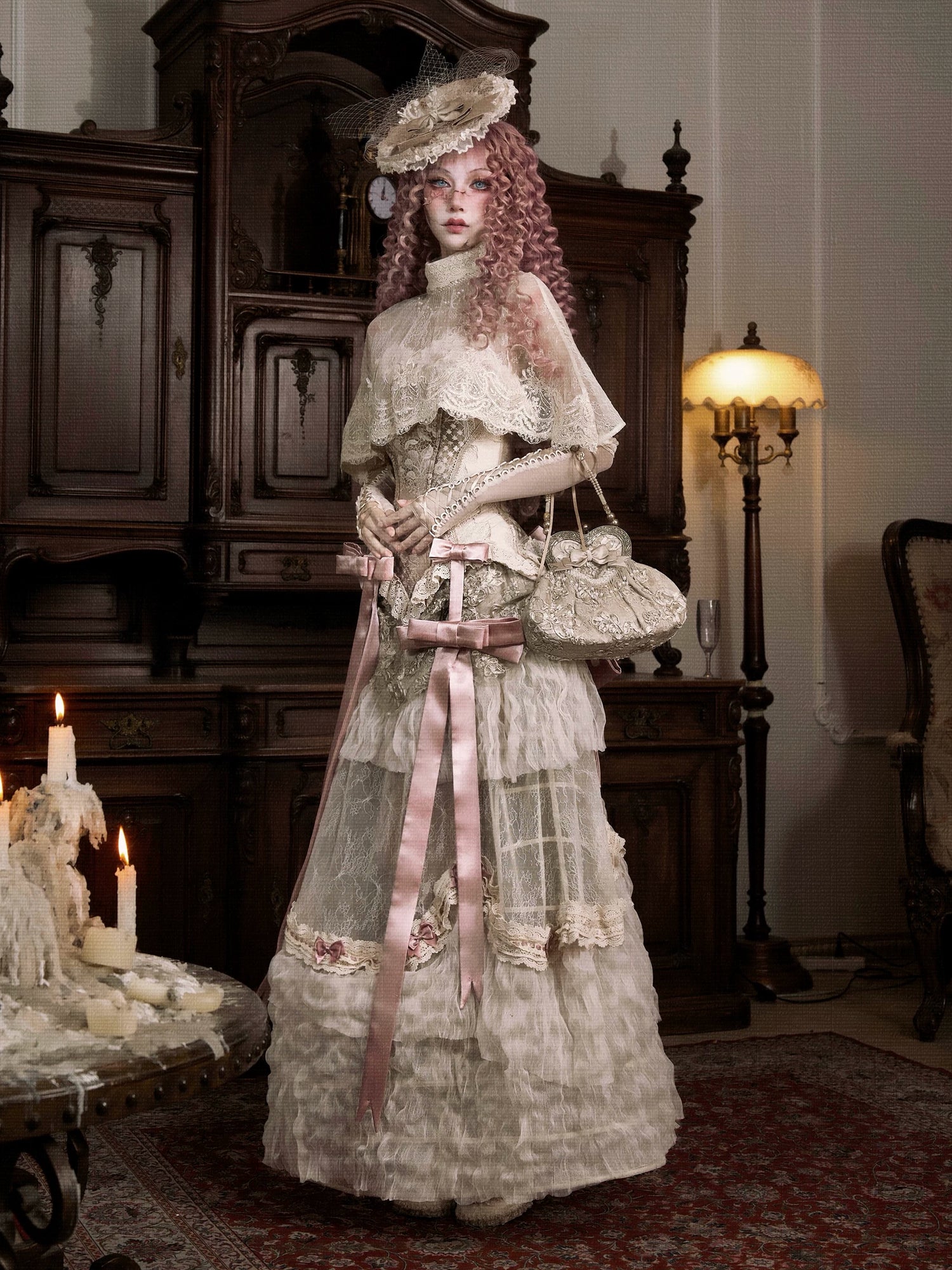 Lace Victorian Cape Top