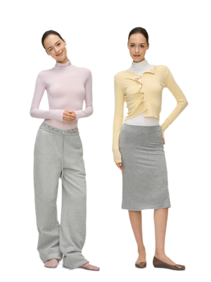 Brushed High-Neck Top