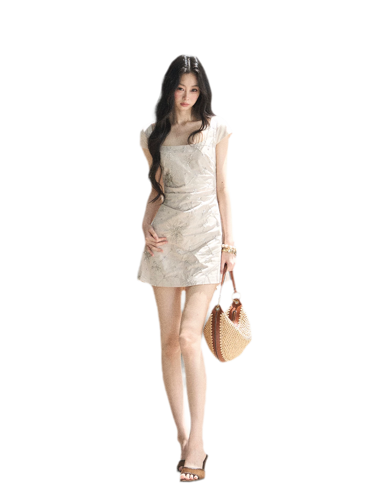 Twill Waist Bead Dress