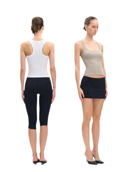 Ribbed U-Neck Cami