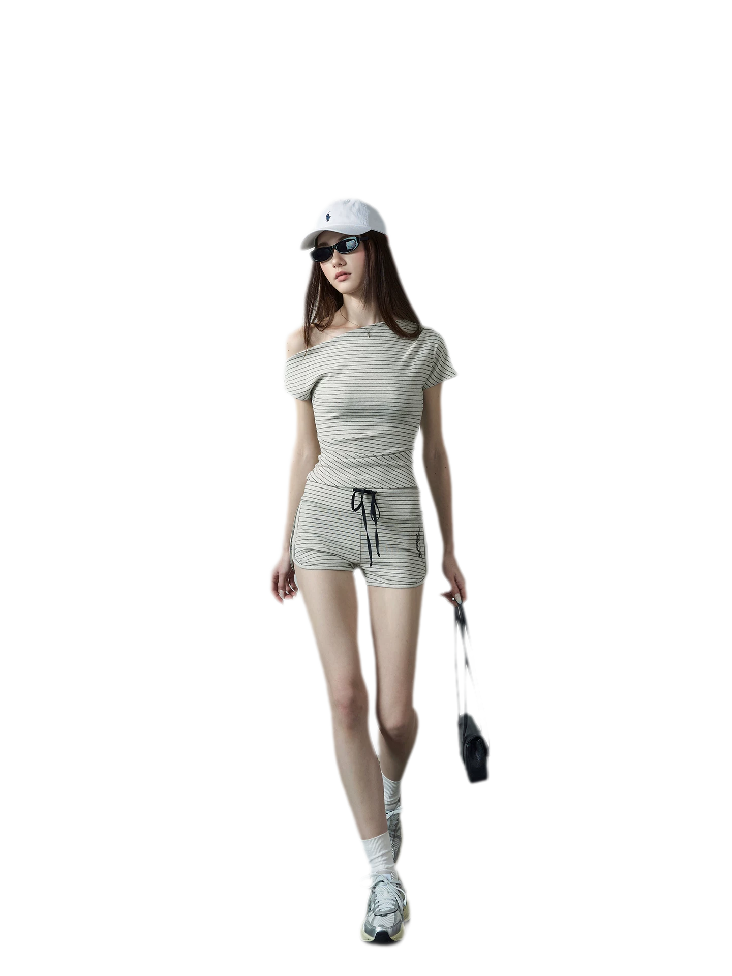 Striped Low-Rise Set