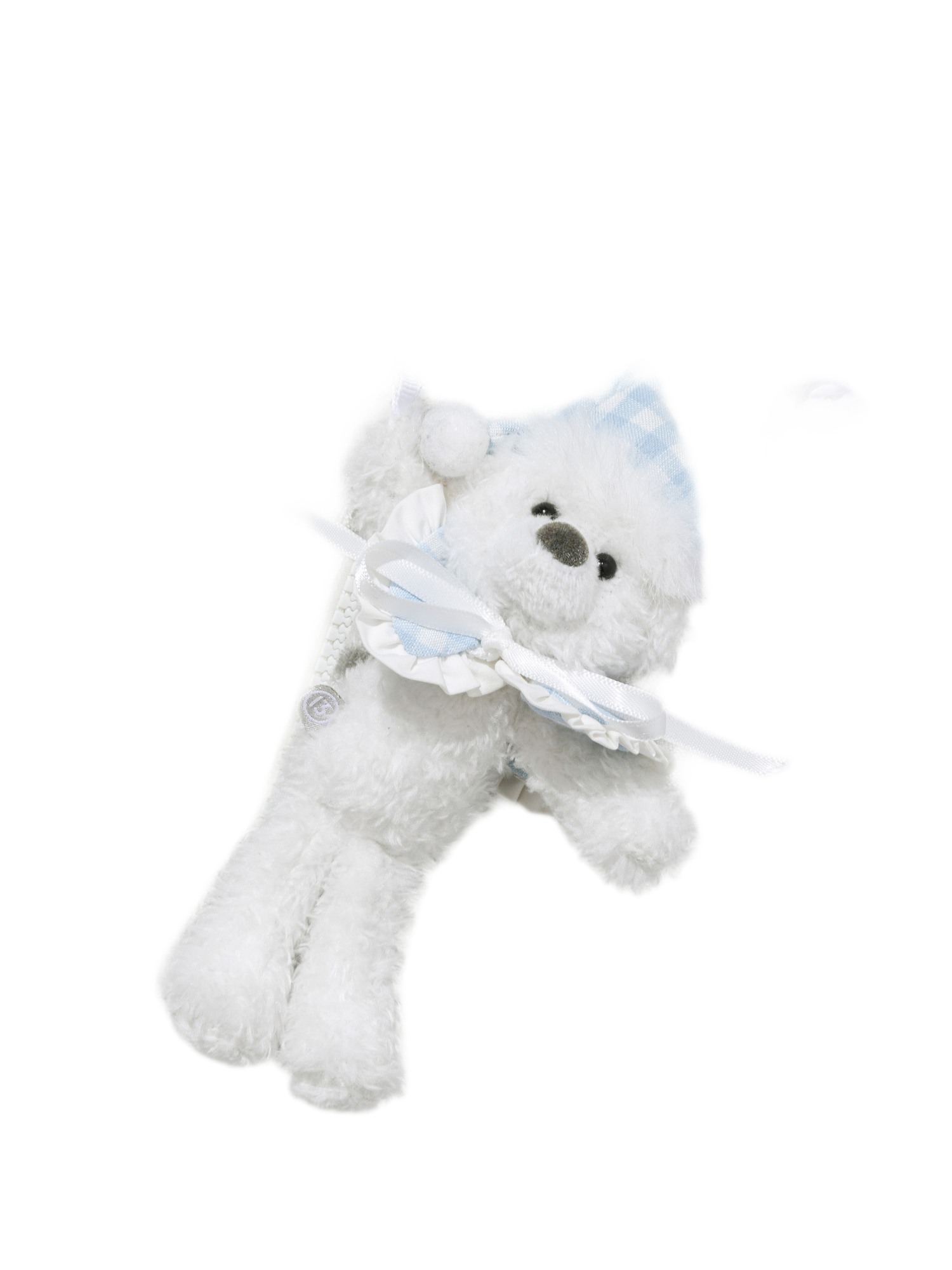 Plush Lace-Trimmed Bear Hoodie