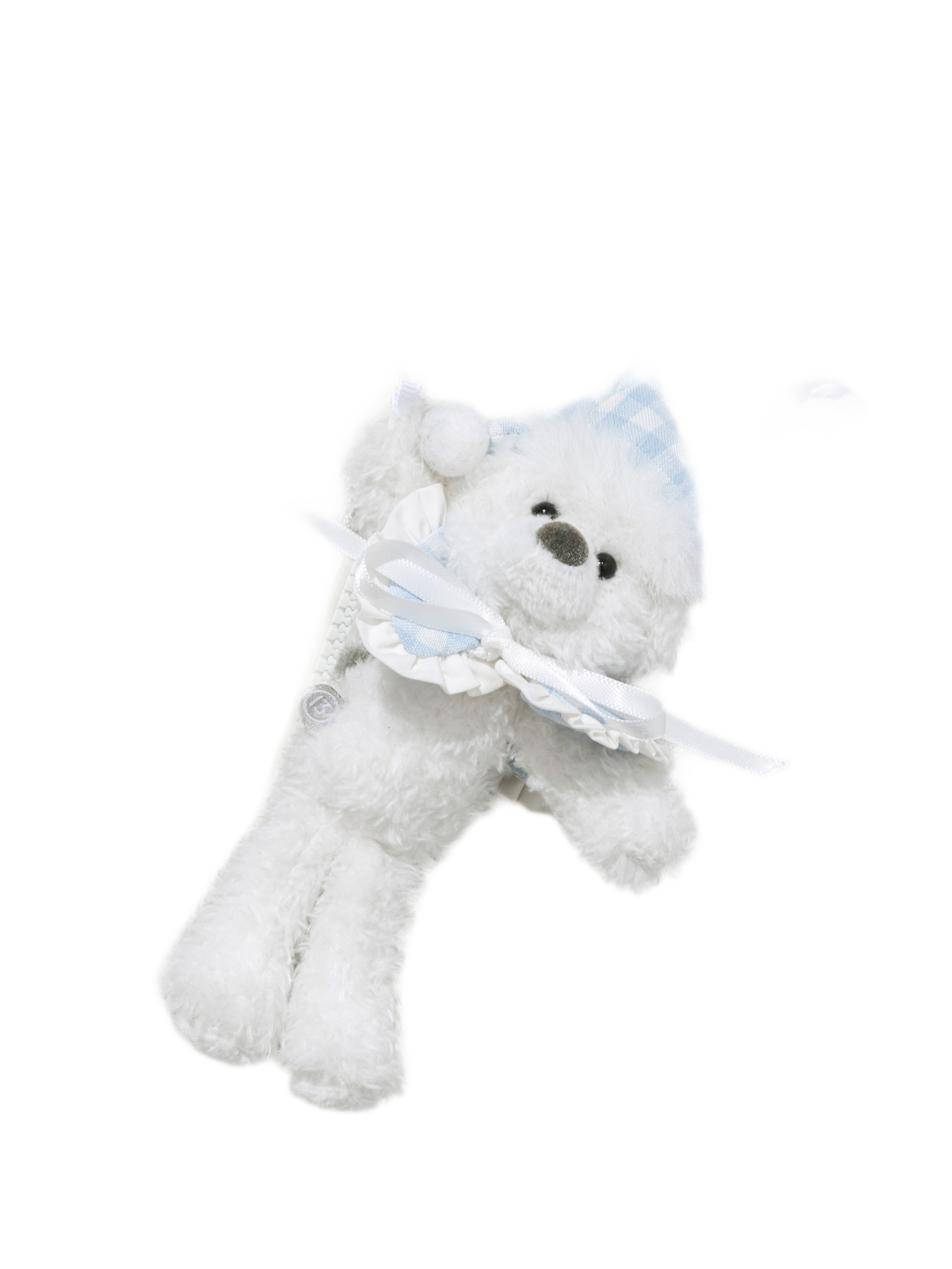 Plush Lace-Trimmed Bear Hoodie
