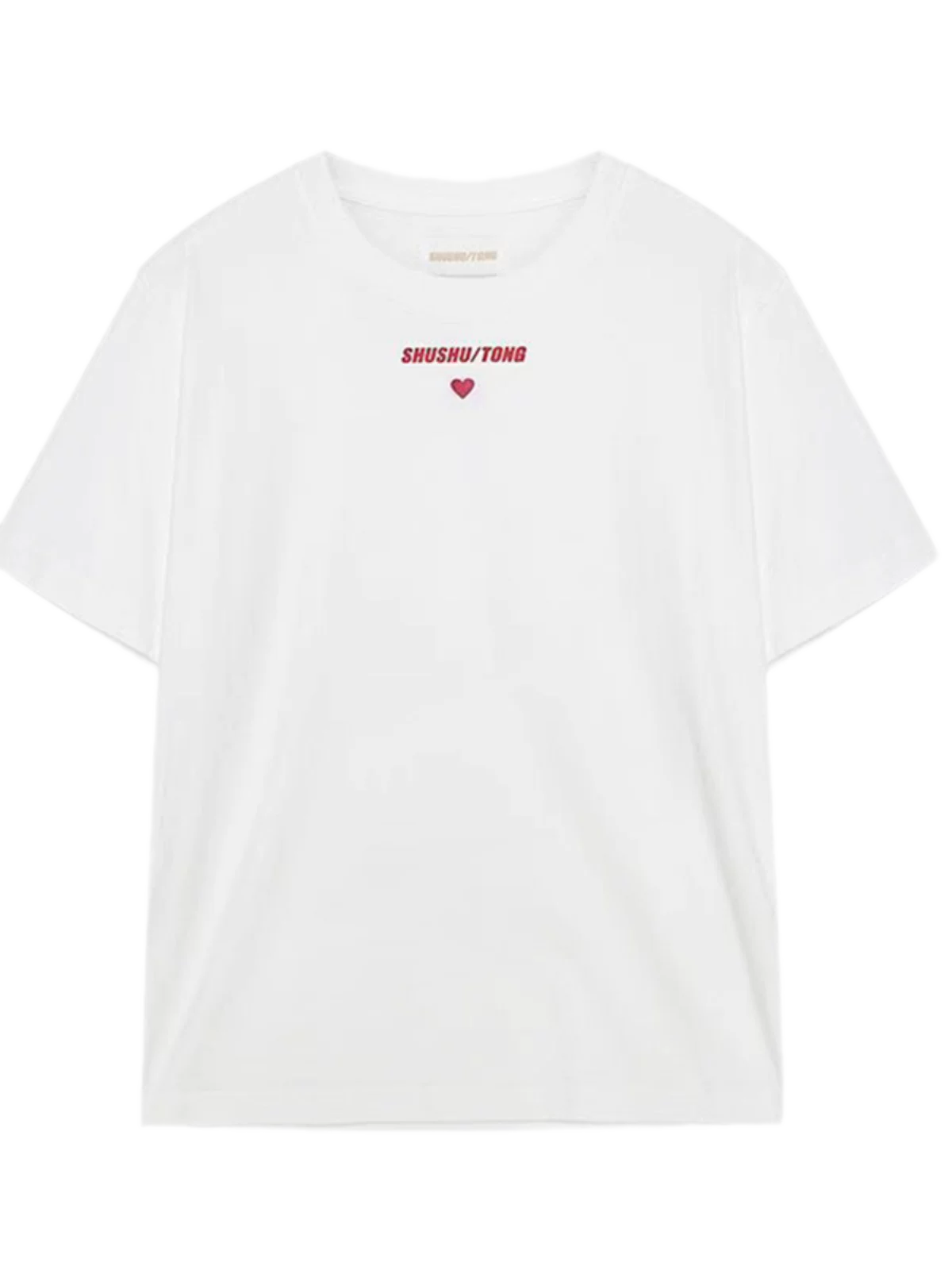 Cotton Logo Heart T-Shirt