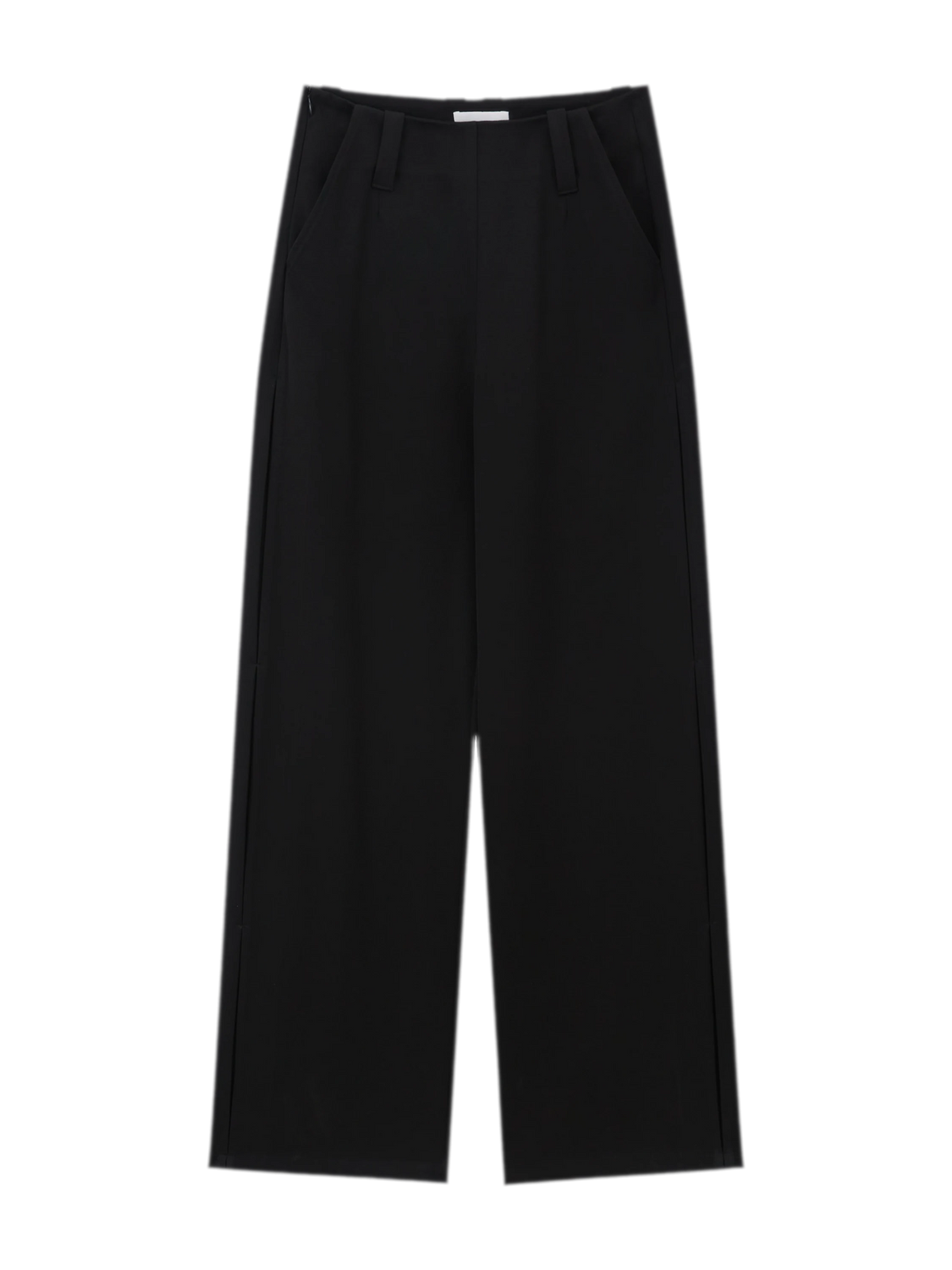 Soft Structured Wide-Leg Trousers