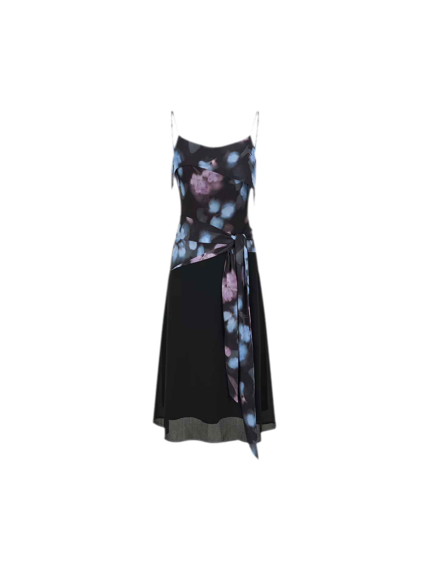 Irregular Tie-Dye Print Dress