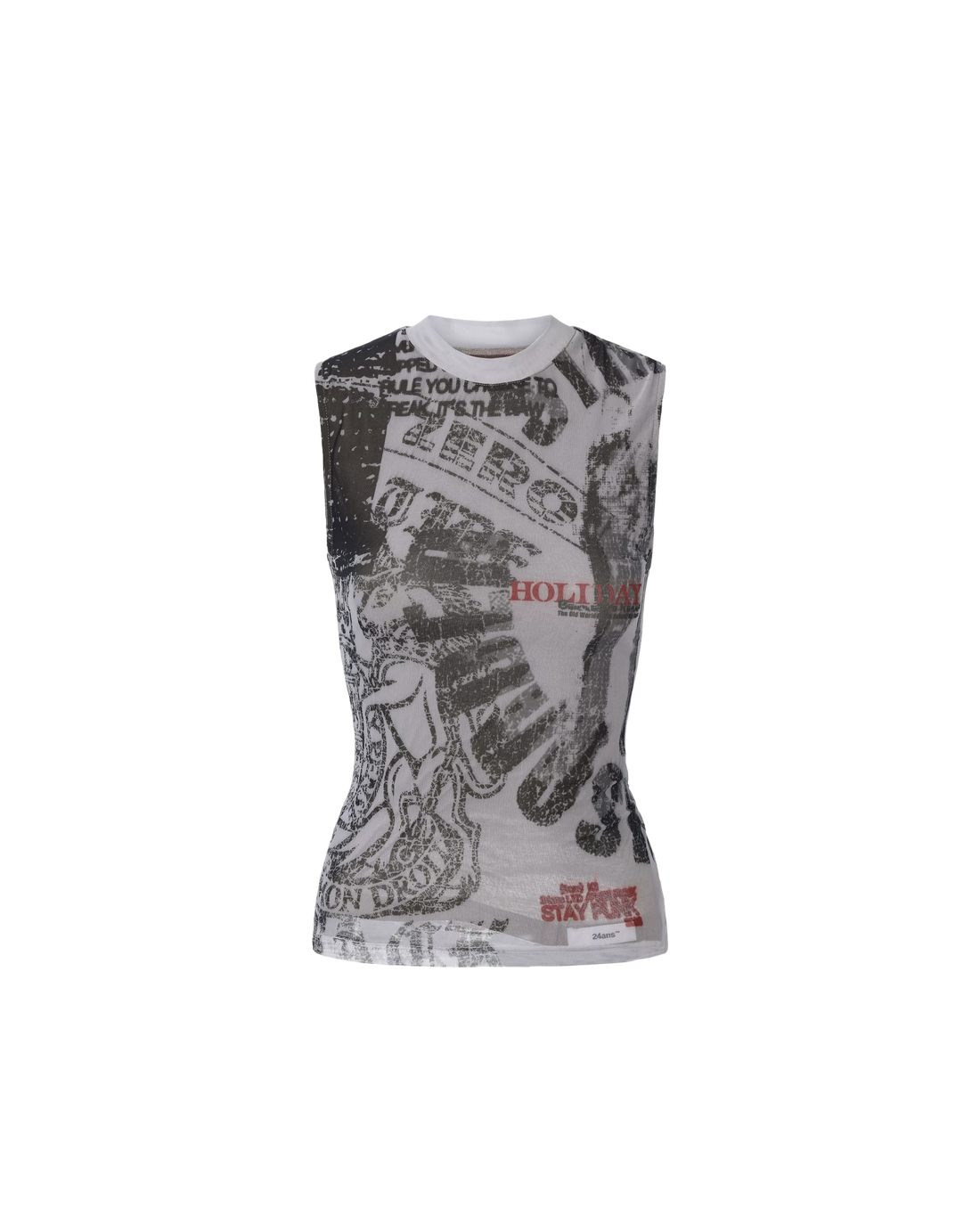 24ANS Street Style Printed Tank Top – Vest &amp; Tank Tops