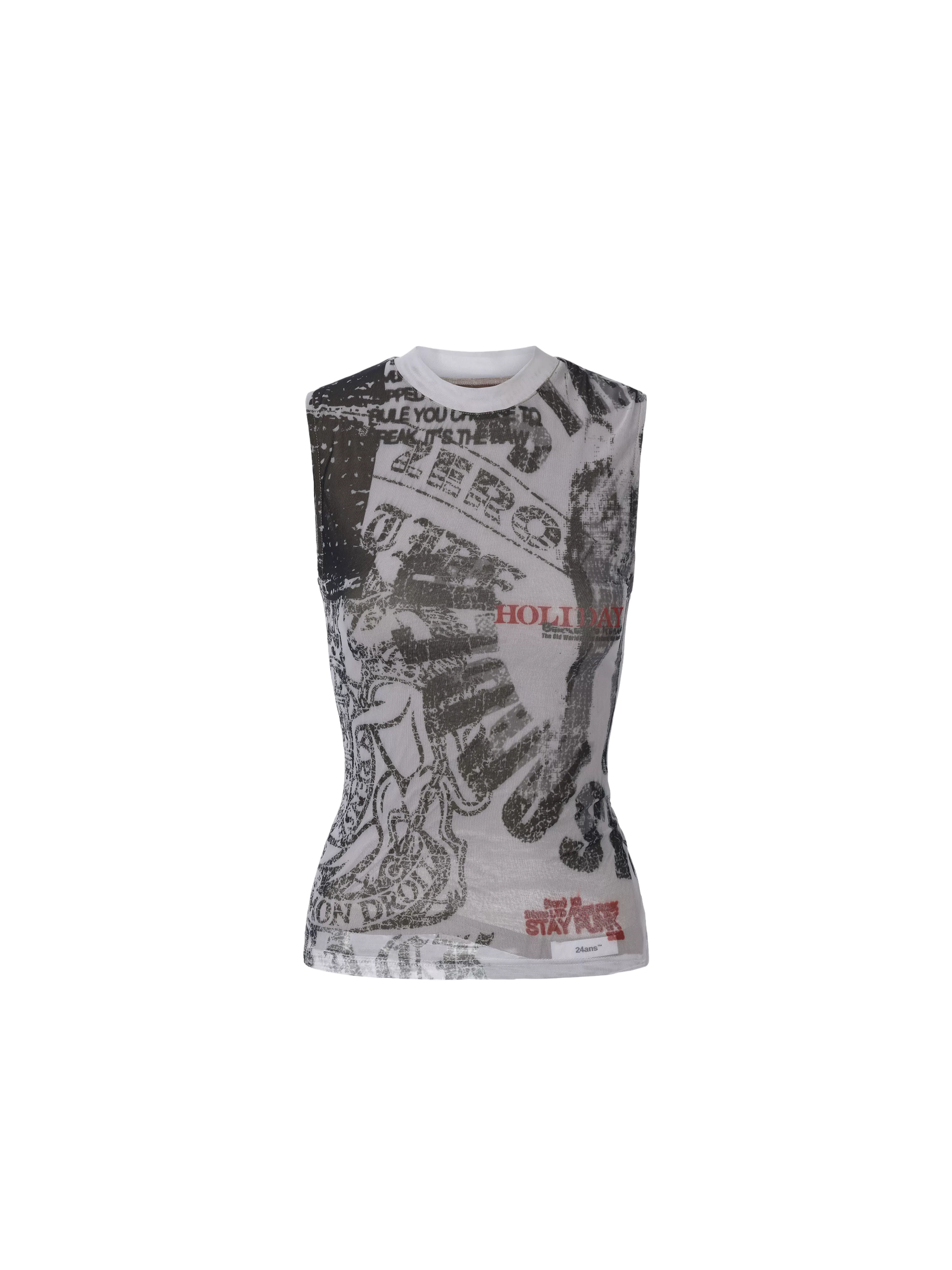 Street Style Printed Tank Top
