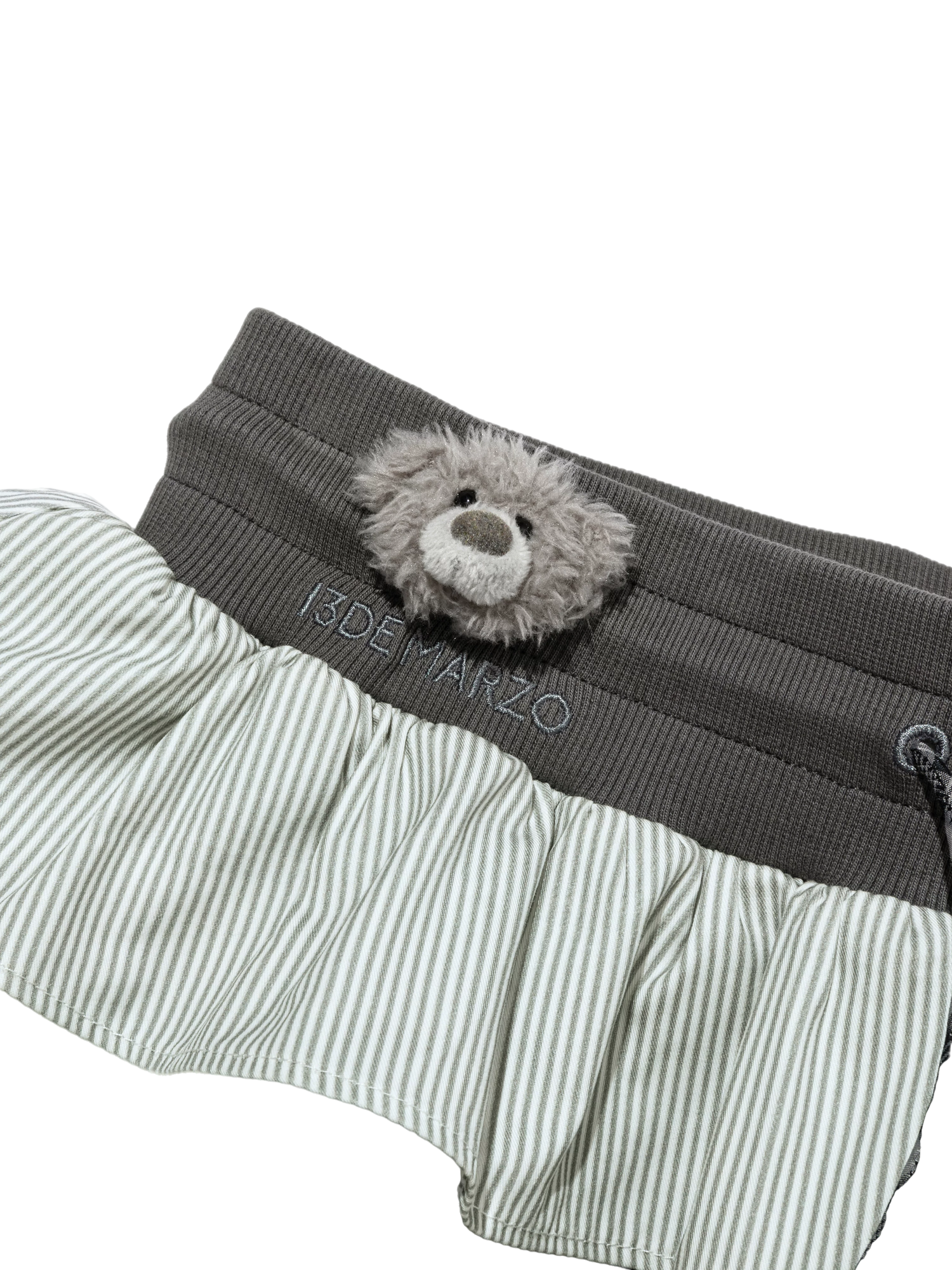 Patchwork Ruffle Shorts