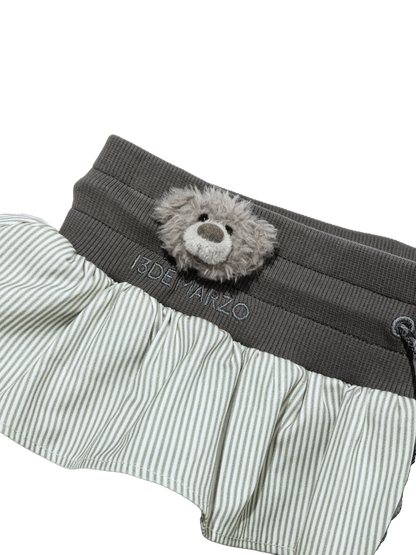 Patchwork Ruffle Shorts