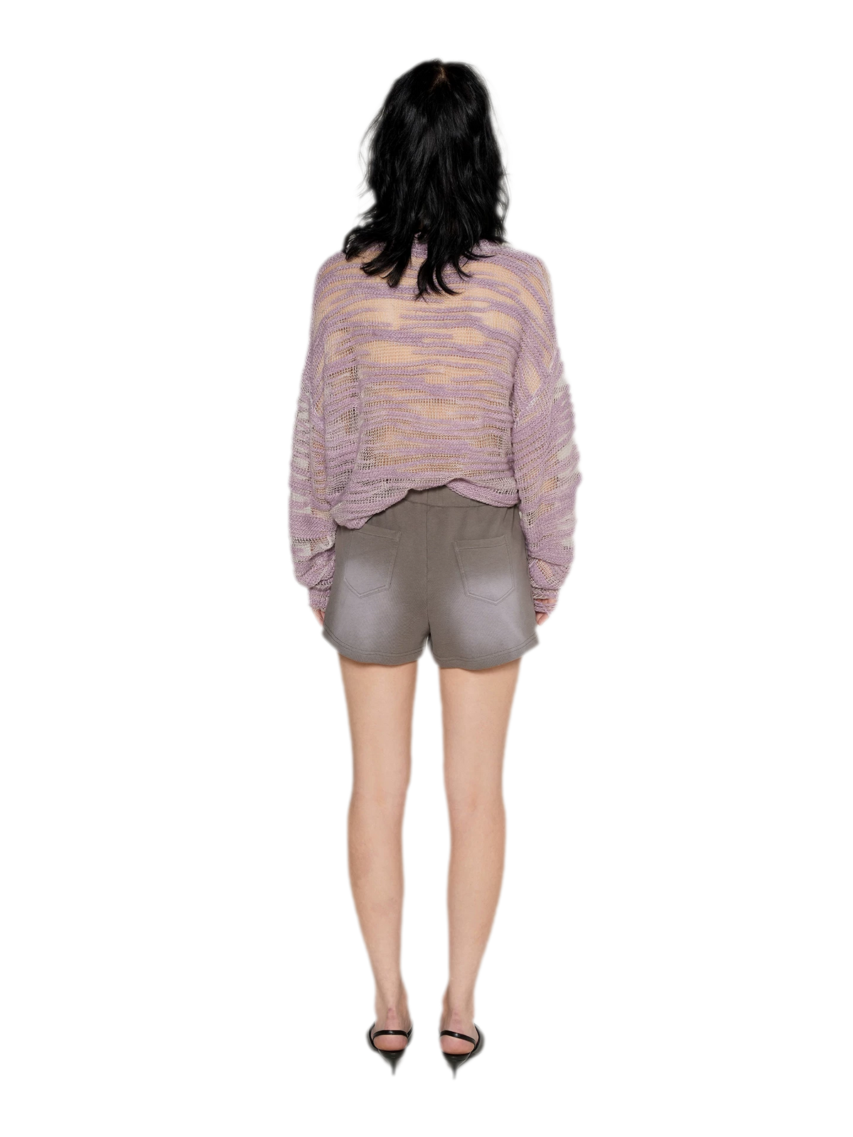 Textured Bouclé Knit Sweater