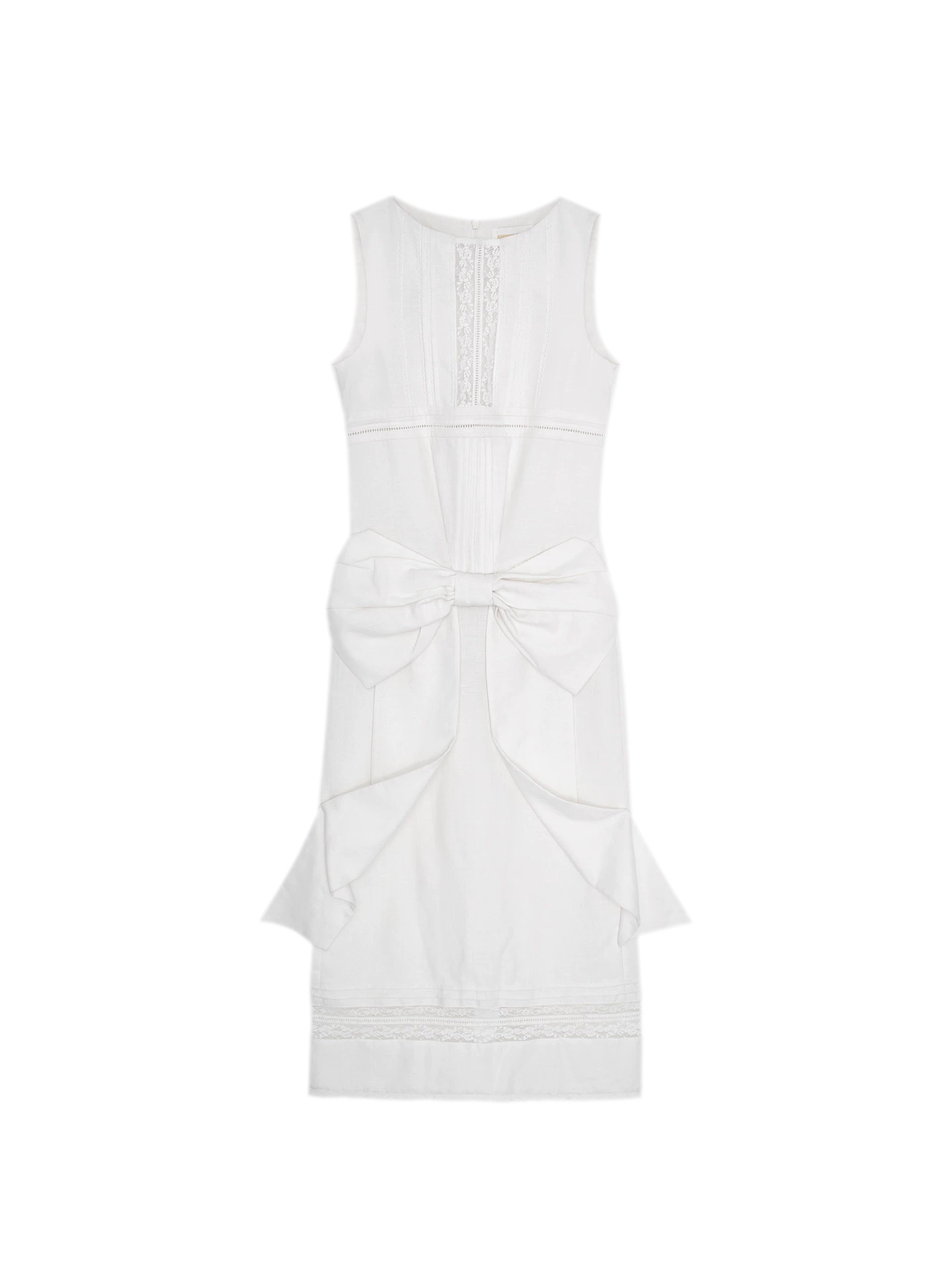 Elegant Bowknot Long Dress
