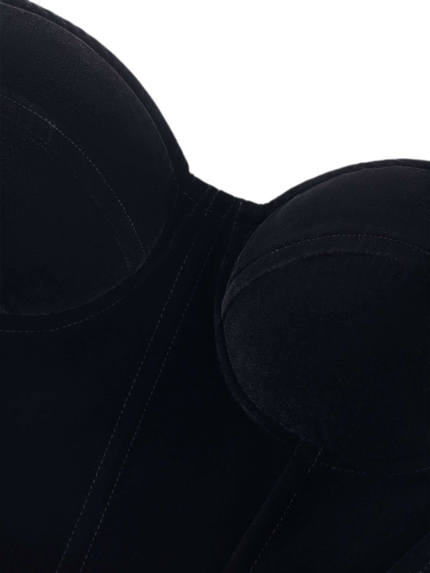 Velvet Boned Corset Top