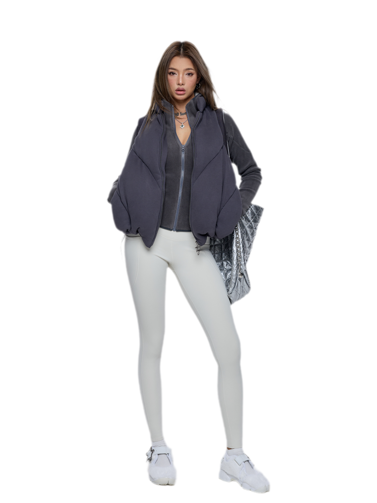Polar Fleece Hooded Jacket