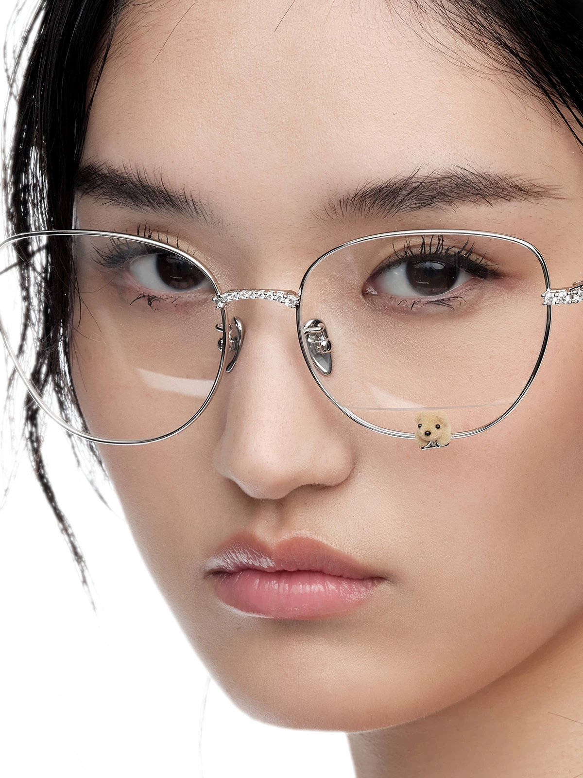 Jeweled Charm Statement Eyewear