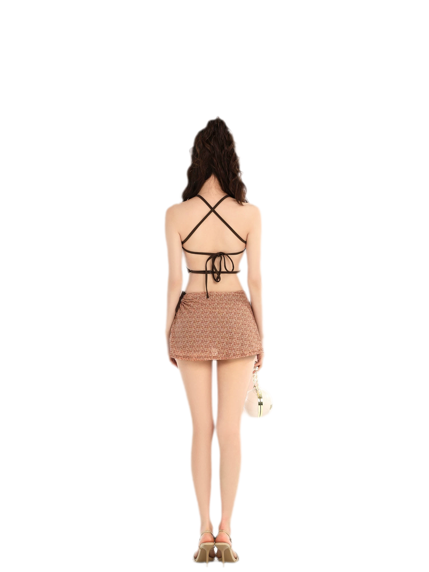 Split Skirt Bikini Set