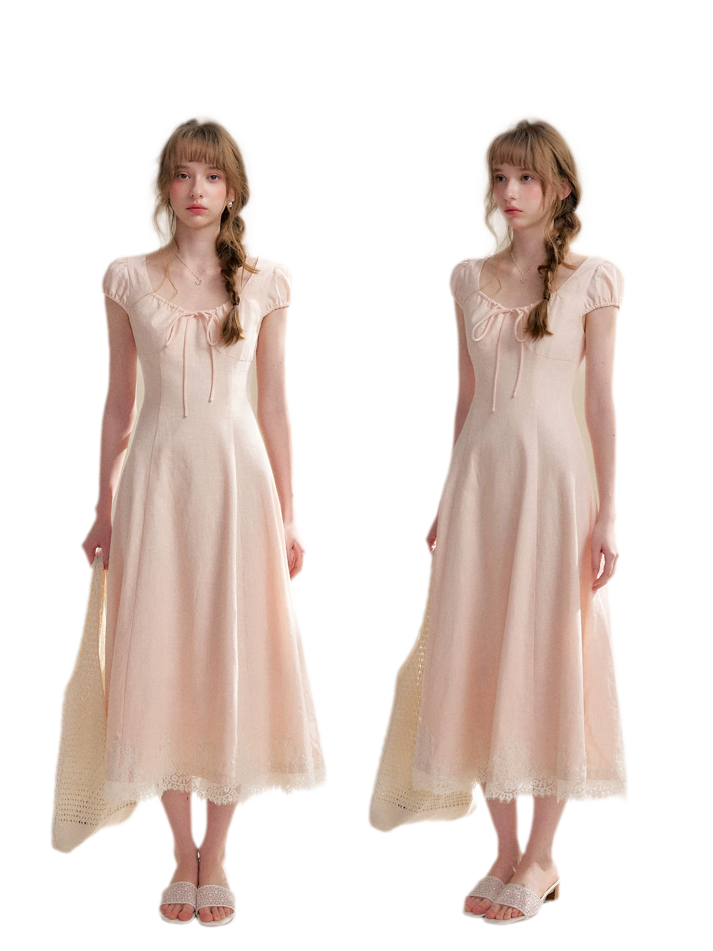 French Lace Long Dress