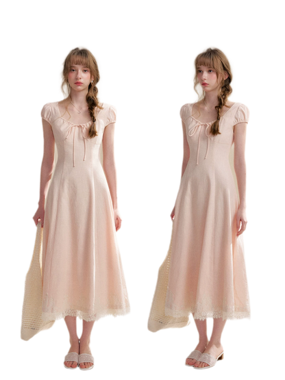 French Lace Long Dress