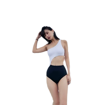 One-Shoulder Cutout Swimwear