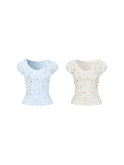 Printed Mesh T-Shirt