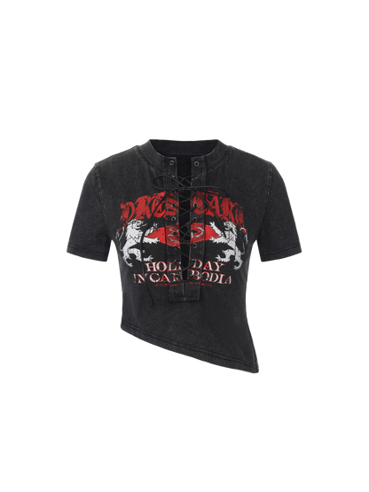 Punk Grunge Washed T-shirt