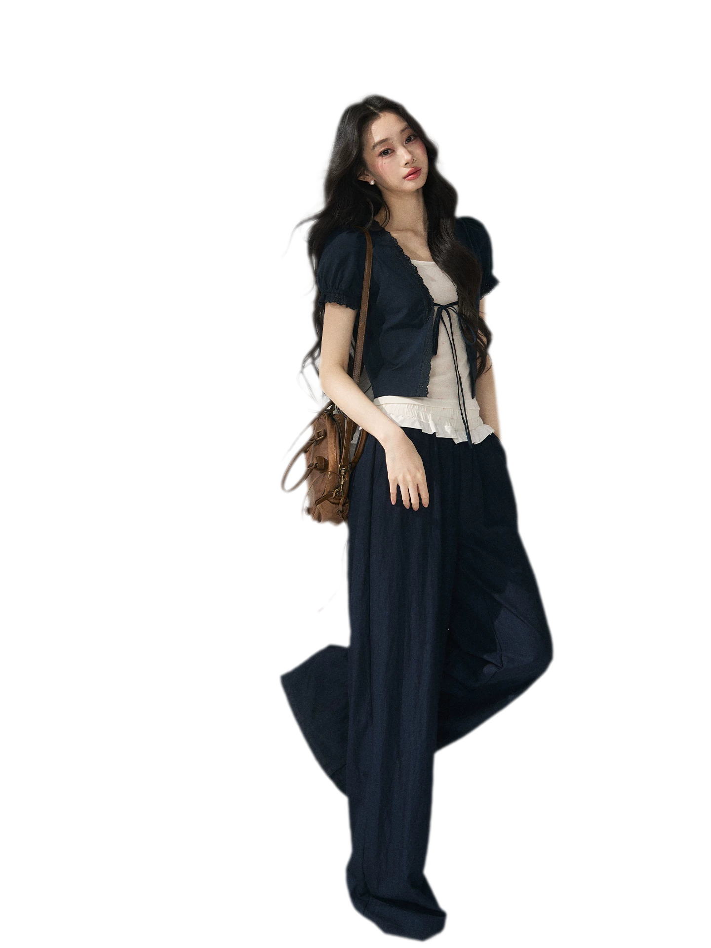 Floral Camisole Lace Cardigan