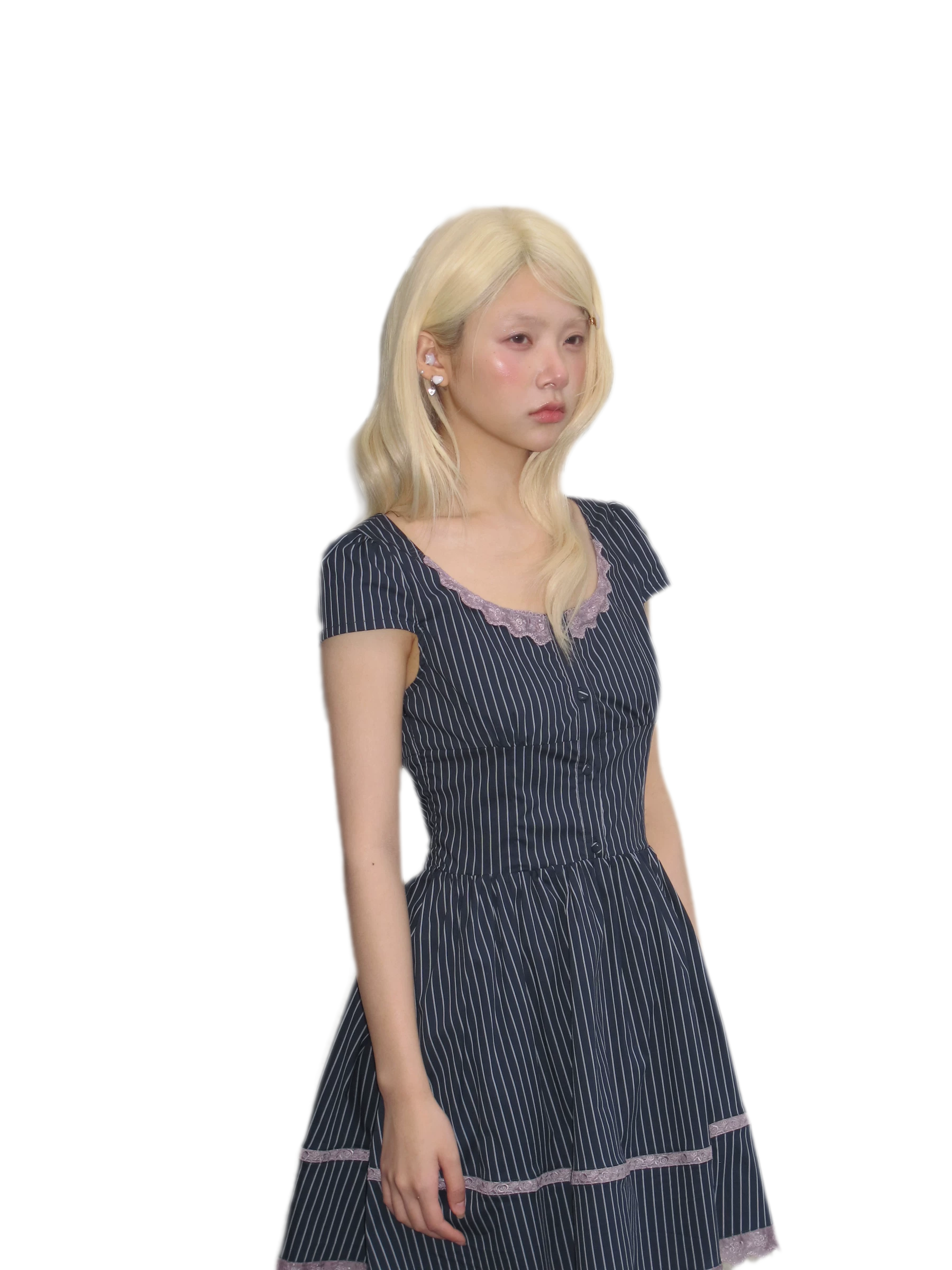 Sweet Stripe A-line Dress